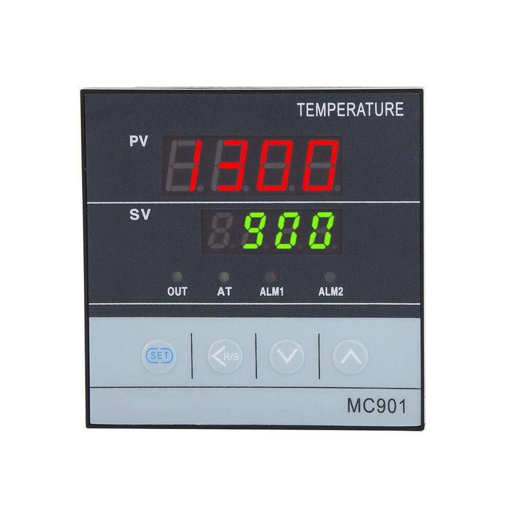 PID Temperature Controller Dual Digital Display K MC901 Digital Programmable...