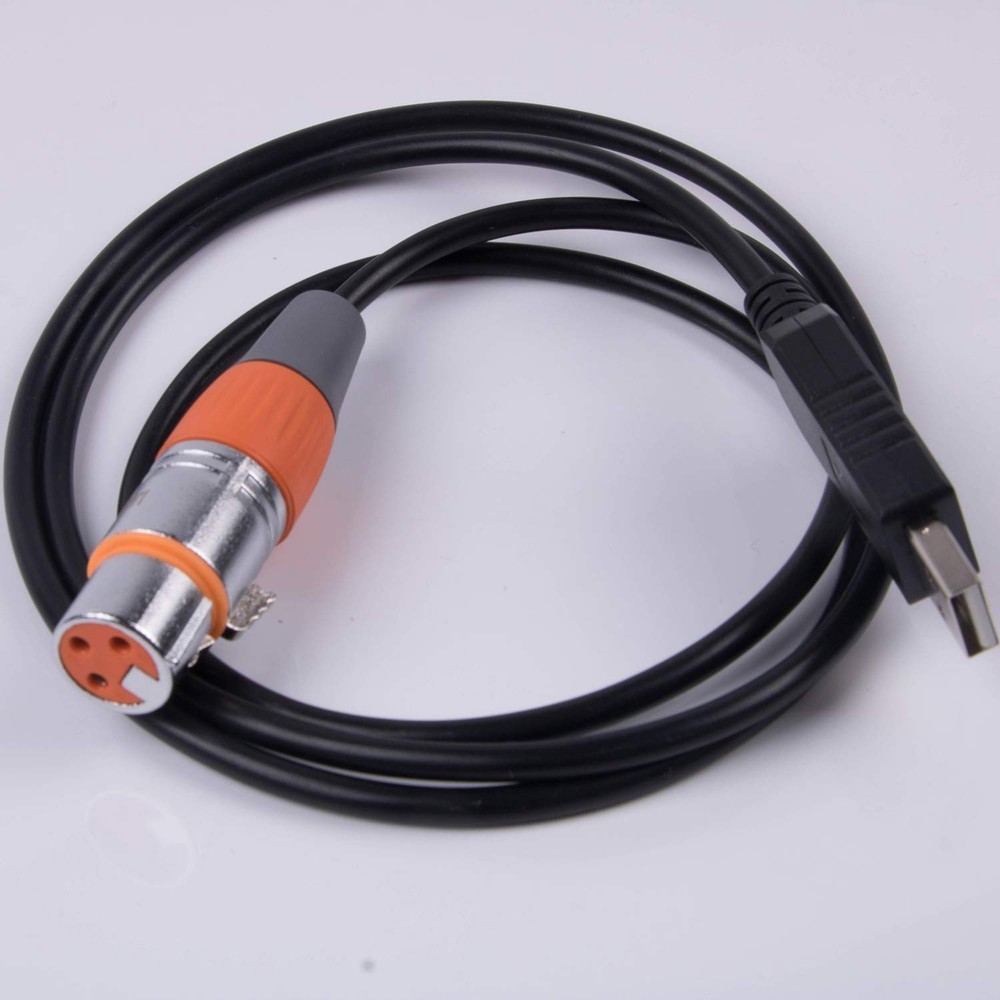 High-Speed USB DMX Interface 6ft Cable - Versatile Lighting Control Solution