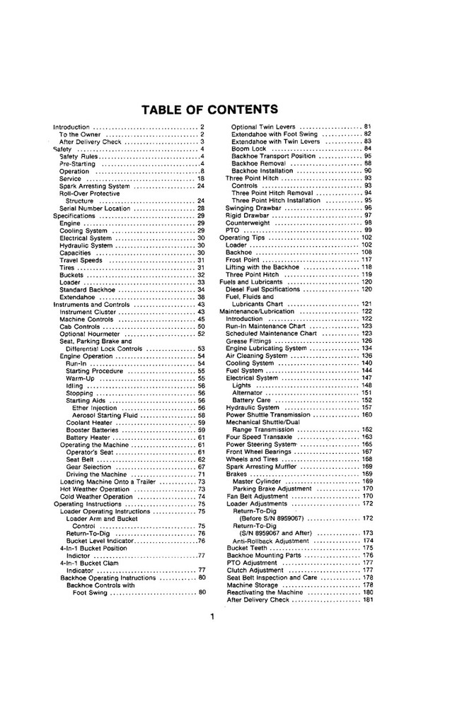 580 Backhoe Loader Operator Instruction Maintenance Manual Case 580C 4977