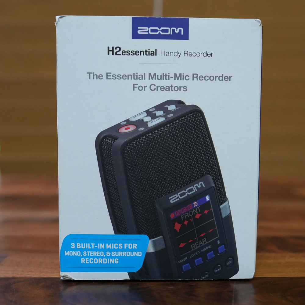 Zoom H2essential 32-Bit Float 2-Track Recorder three class directivity