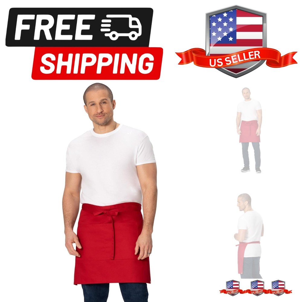 Unisex Half Bistro Server Apron