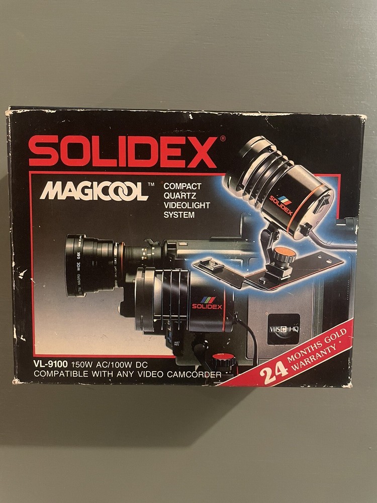 Solidex Magicool Model VL-9100 Camcorder Light