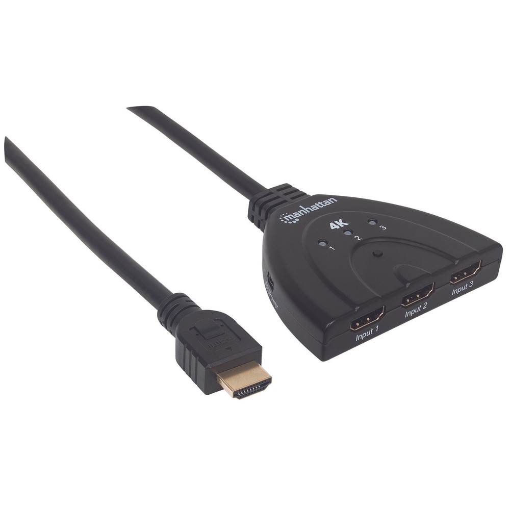 USB-Powered 4K 3-Port HDMI Switch 207874