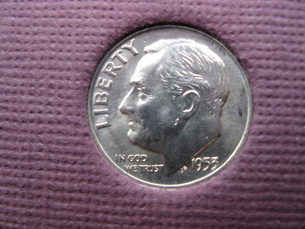 1953 D US Silver Mint Set Brilliant Uncirculated!