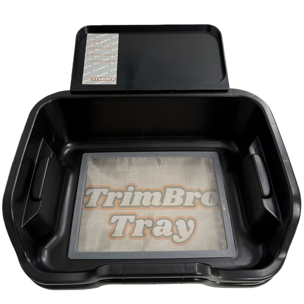 Trim Tray with Detachable Table and Replaceable 150 Micron Screen