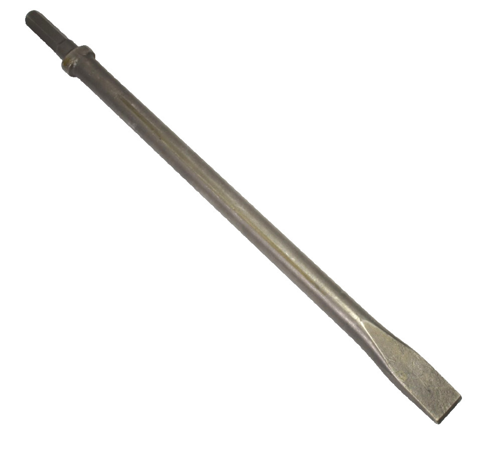 18" Flat Chisel Hex Shank 11/16"T Replacement Tool