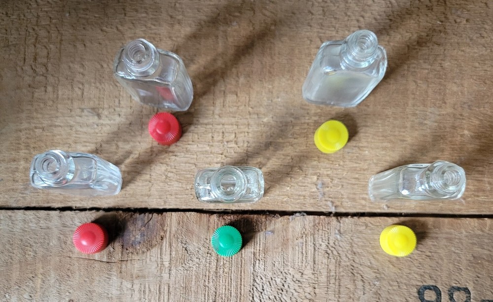 Tiny Retro Ink Bottles