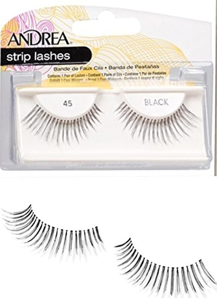 Lashes Strip Style 45 Black (6 Pack)