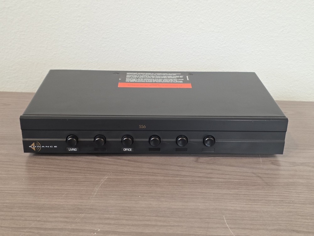 Sonance SS6 - 6 Pair Stereo Speaker Selector - TESTED