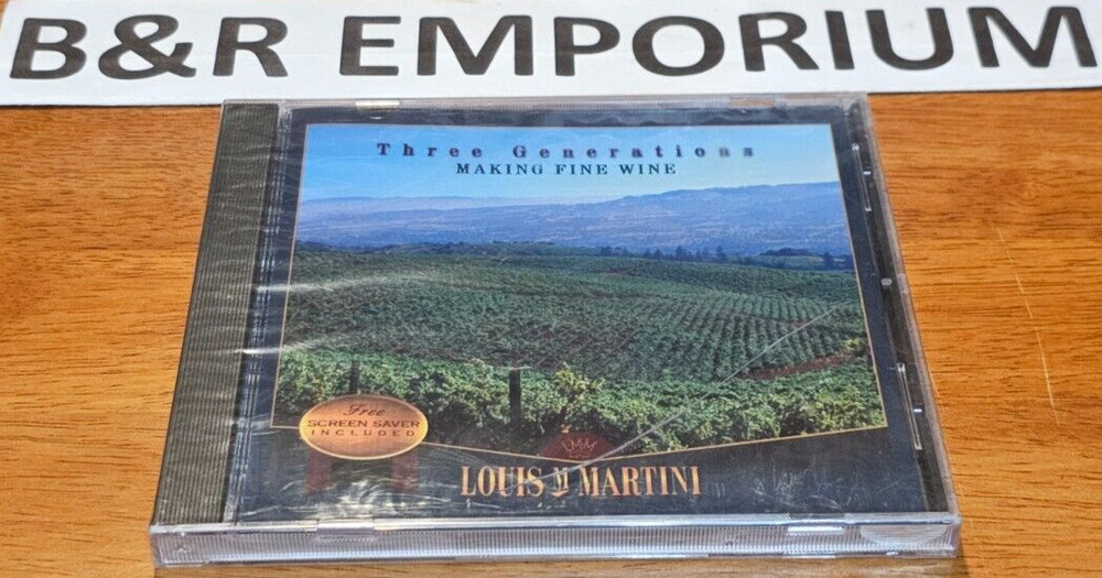 Three Generations Making Fine Wine: Louis M. Martini (2000) - New, Sealed CD-ROM