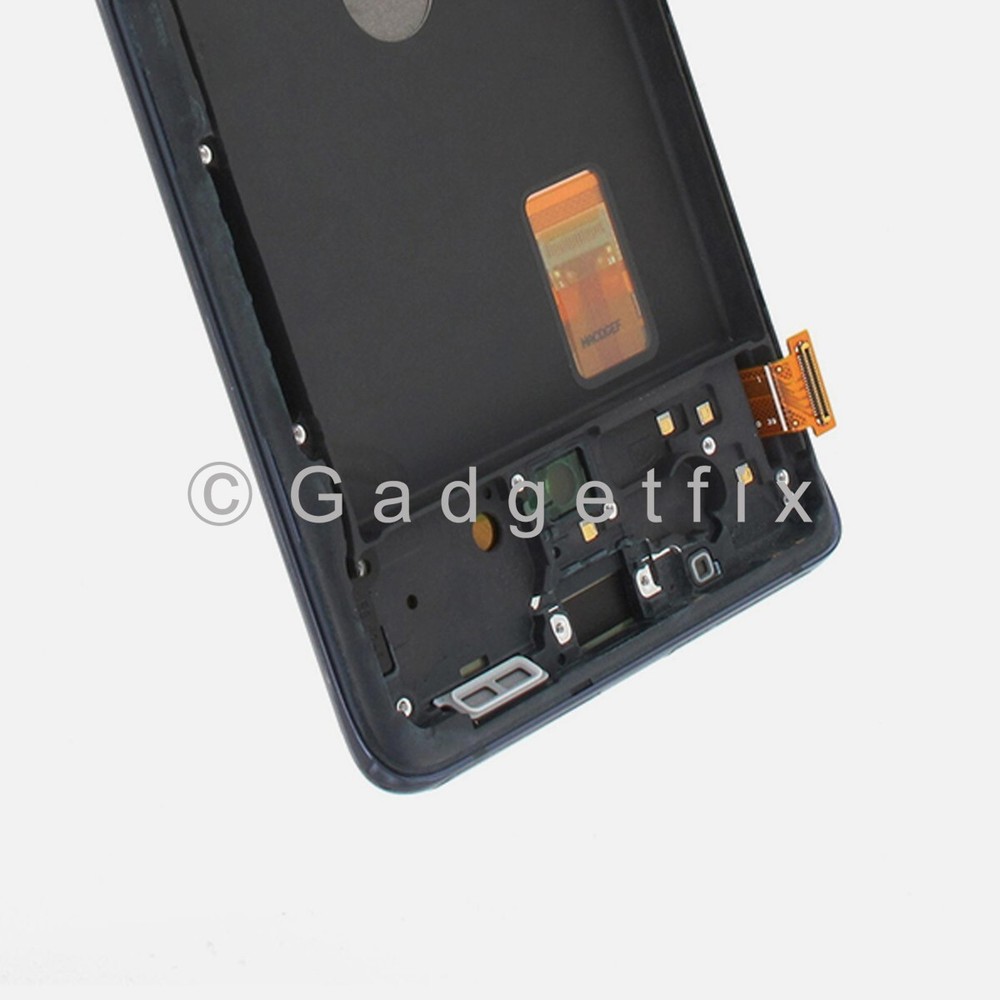For Blue Samsung Galaxy S20 FE OLED Display LCD Touch Screen Frame Replacement