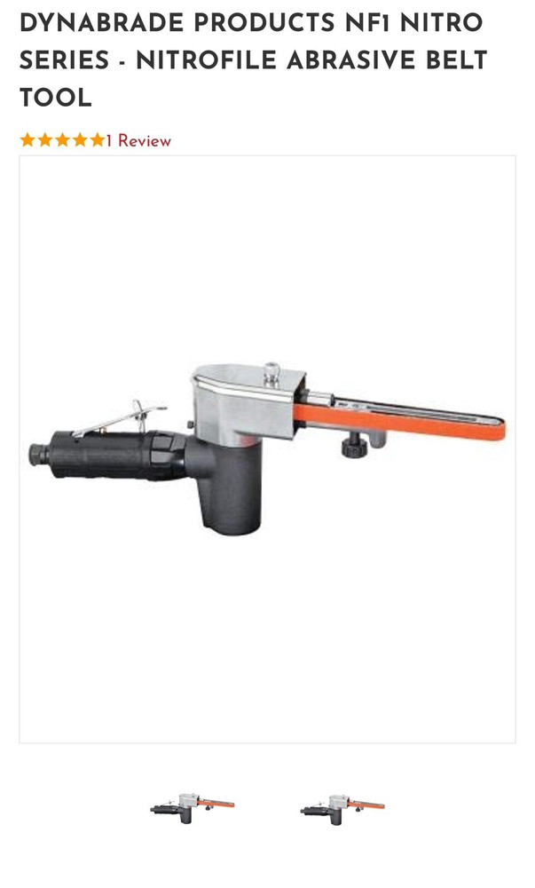 Dynabrade Nf1 Belt Sander
