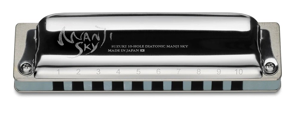 Suzuki Manji Sky 10 hole Diatonic Harmonica M-20S Harmonica - Multiple Keys