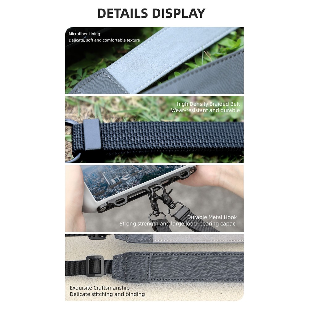 Controller Leather Lanyard Strap Belt with Mount For DJI RC Controller Drone