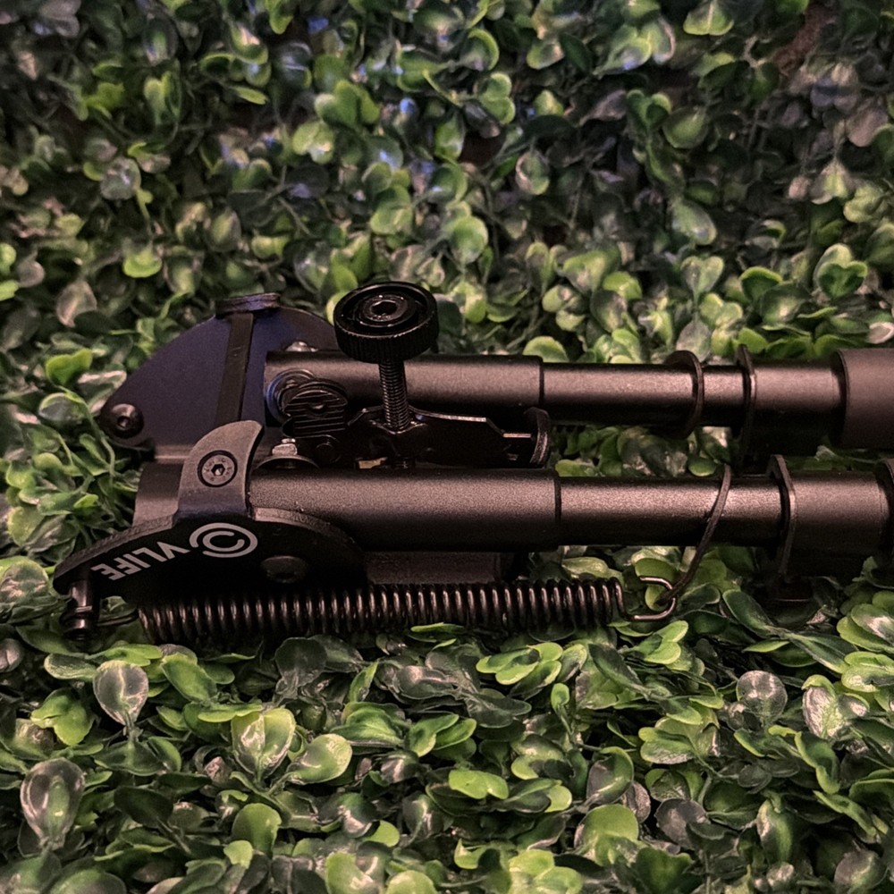CVLIFE 6-9 Inches Tactical Rifle Bipod Adjust Spring Return with Quick Release