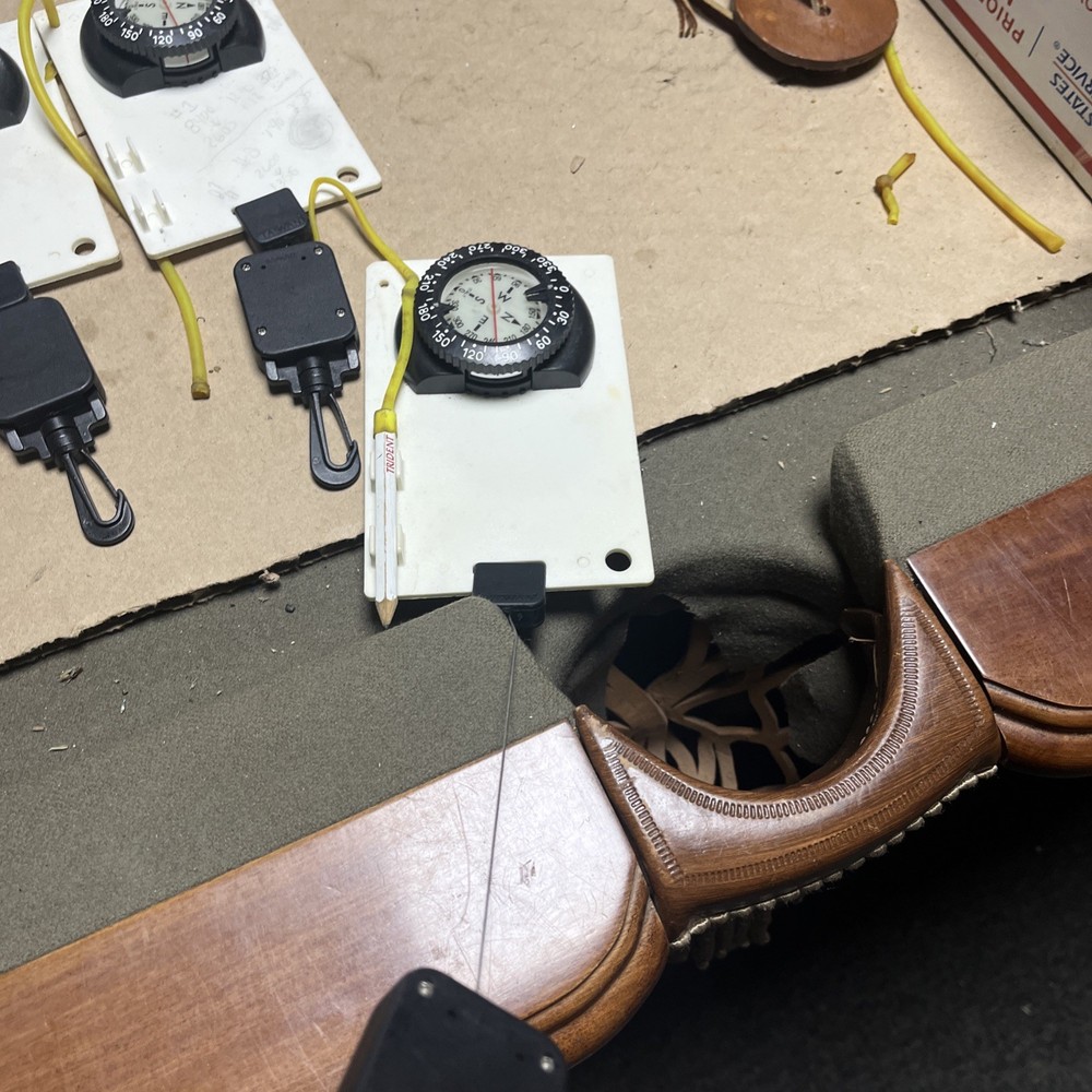 3 Scuba Diving Compass Clip On