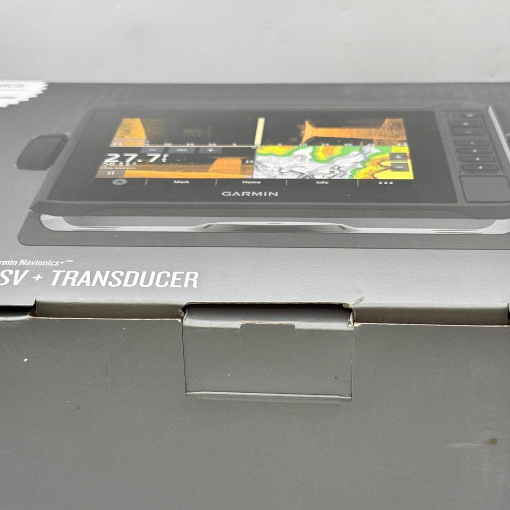New GARMIN Echomap UHD2 63SV + Transducer 6" Touchscreen Chartplotter Sonar Comb