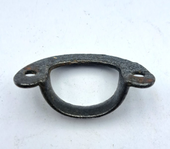 Antique Bin Pull Apothecary Drawer Pull Handle Old Vintage Cast Iron Hardware