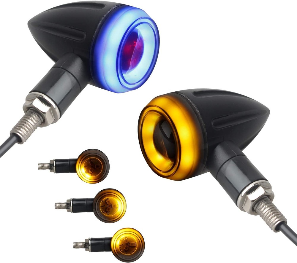 Sequential Turn Signals Light LED Switchback Flowing Motorcycle Blinkers