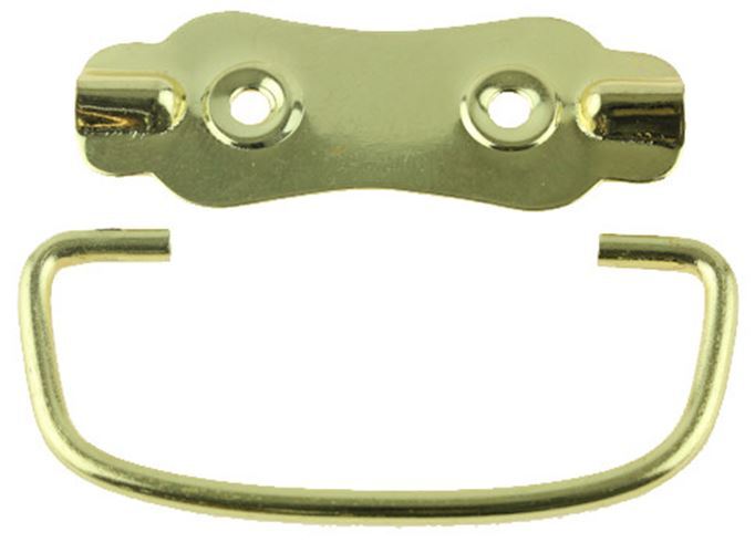 Chest Handle - Brass Plated - 2 3/8" (1174)