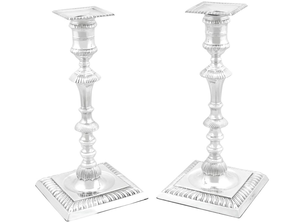 Antique Victorian Sterling Silver Candelabra