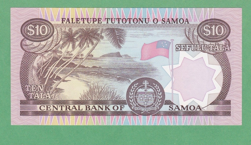 Samoa 10 Dollar Note P-34a UNCIRCULATED