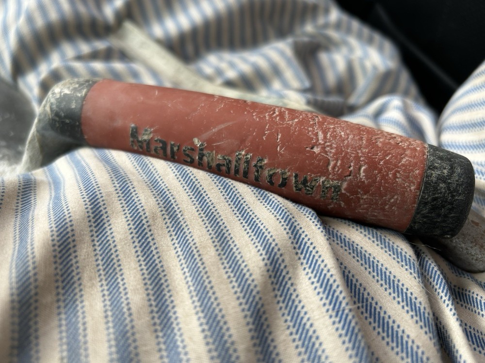 Marshalltown Concrete Trowel with Red Handle