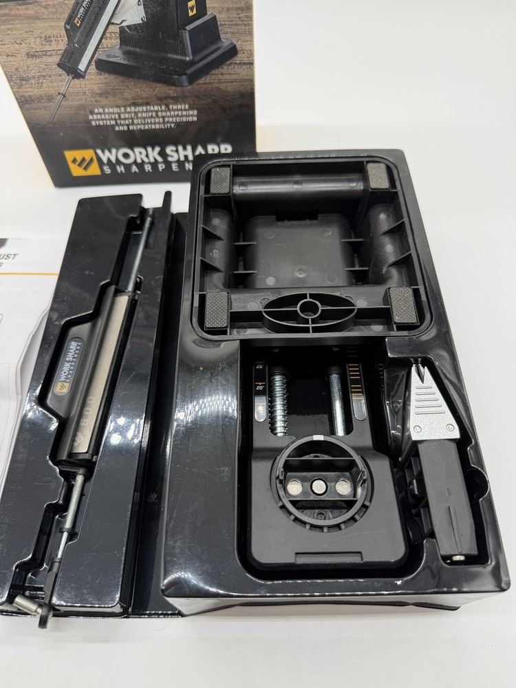 Work Sharp Precision Adjust Knife Sharpener Kit WSBCHPAJ EUC