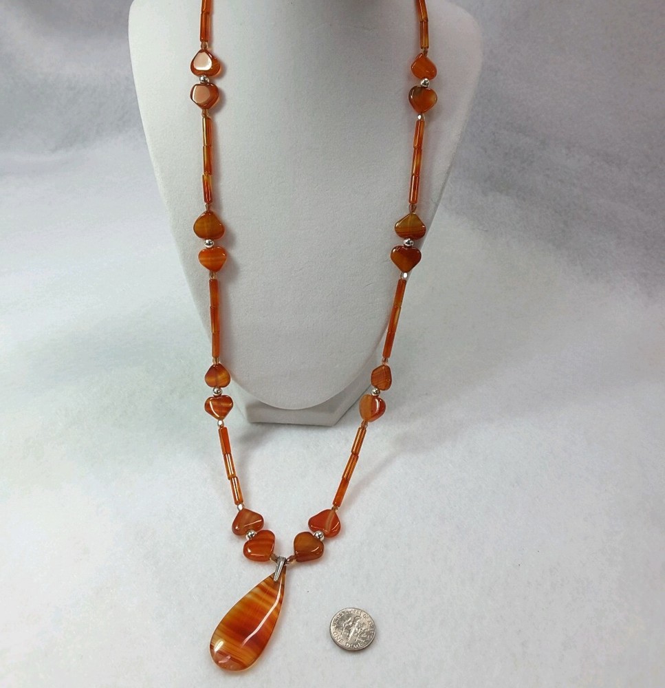 Carnelian, Sterling silver, artisan handcrafted gemstones