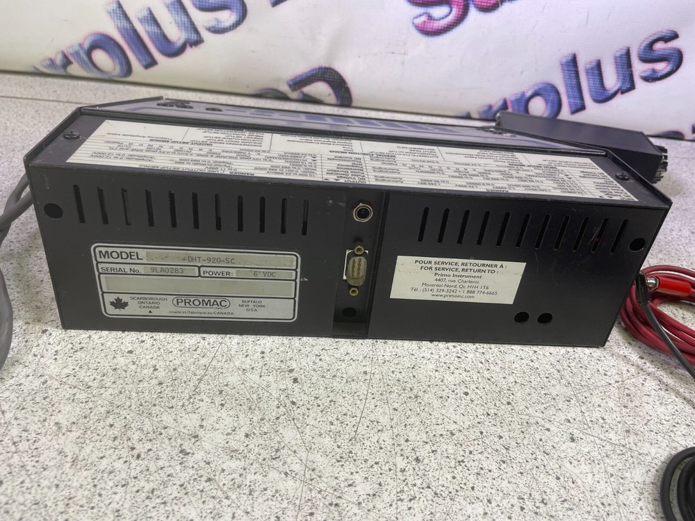 Promac Model DHT-920-SC MasterCAL Calibrator