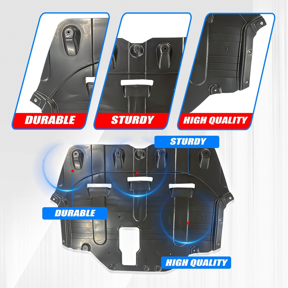 Engine Under Cover Splash Shield Front Support For 2015 2016 2017 Hyundai Sonata