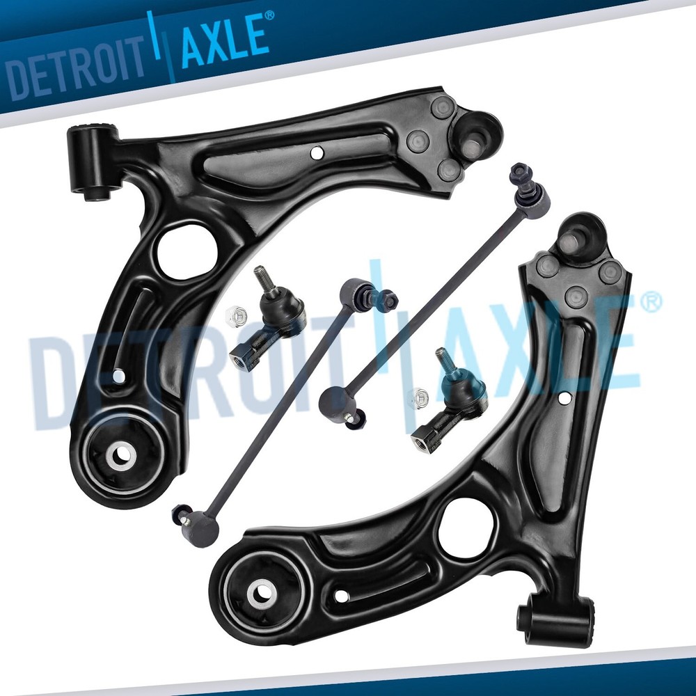 6pc Front Lower Control Arms w/ Ball Joints Sway Bars for 2012-2019 Chevy Sonic