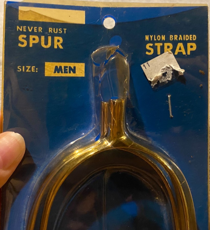 NEW 3'' MENS NEVER RUST SPURS SILVER COLOR