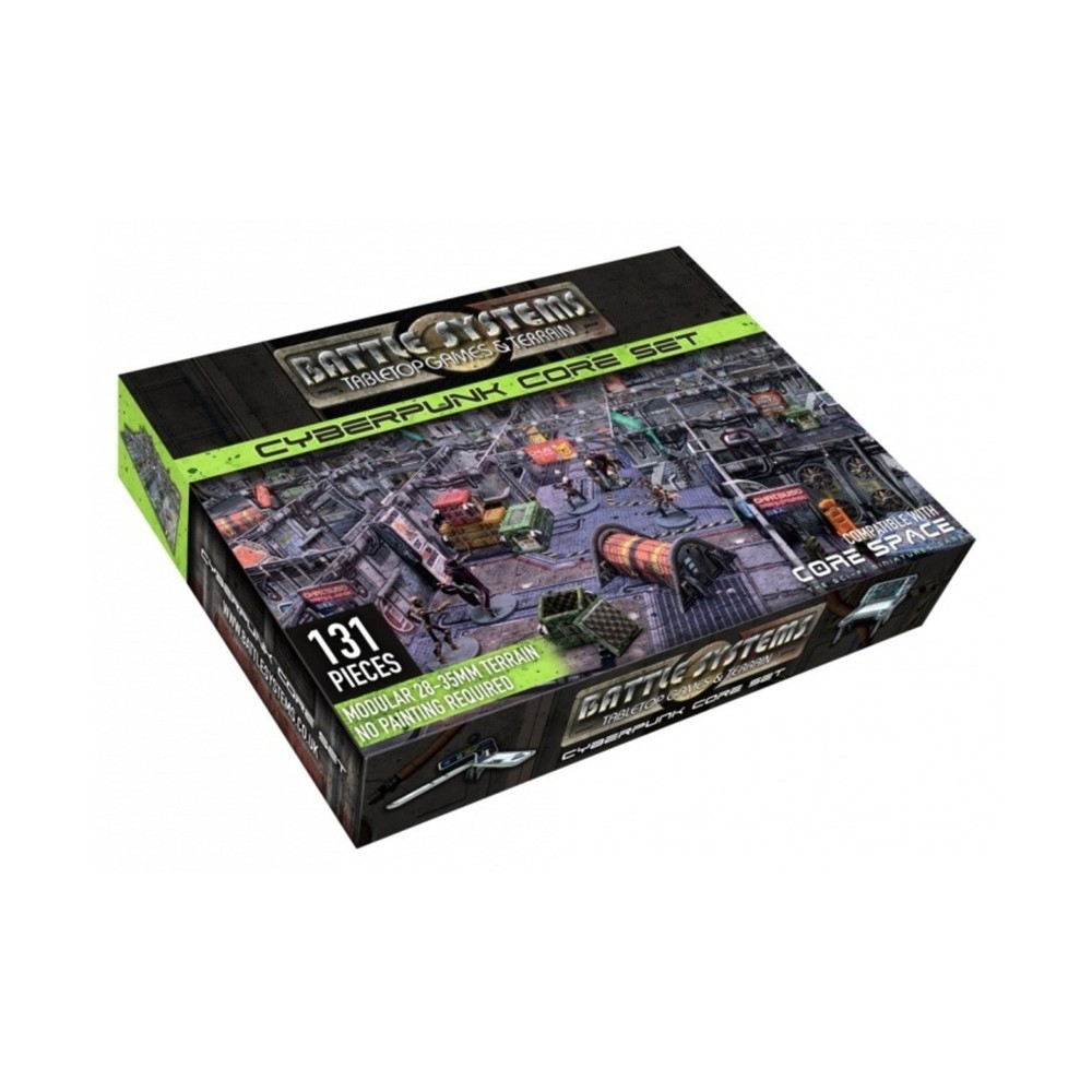 Battle Systems Sci-Fi Mini 32mm Cyberpunk Core Set VG+/EX
