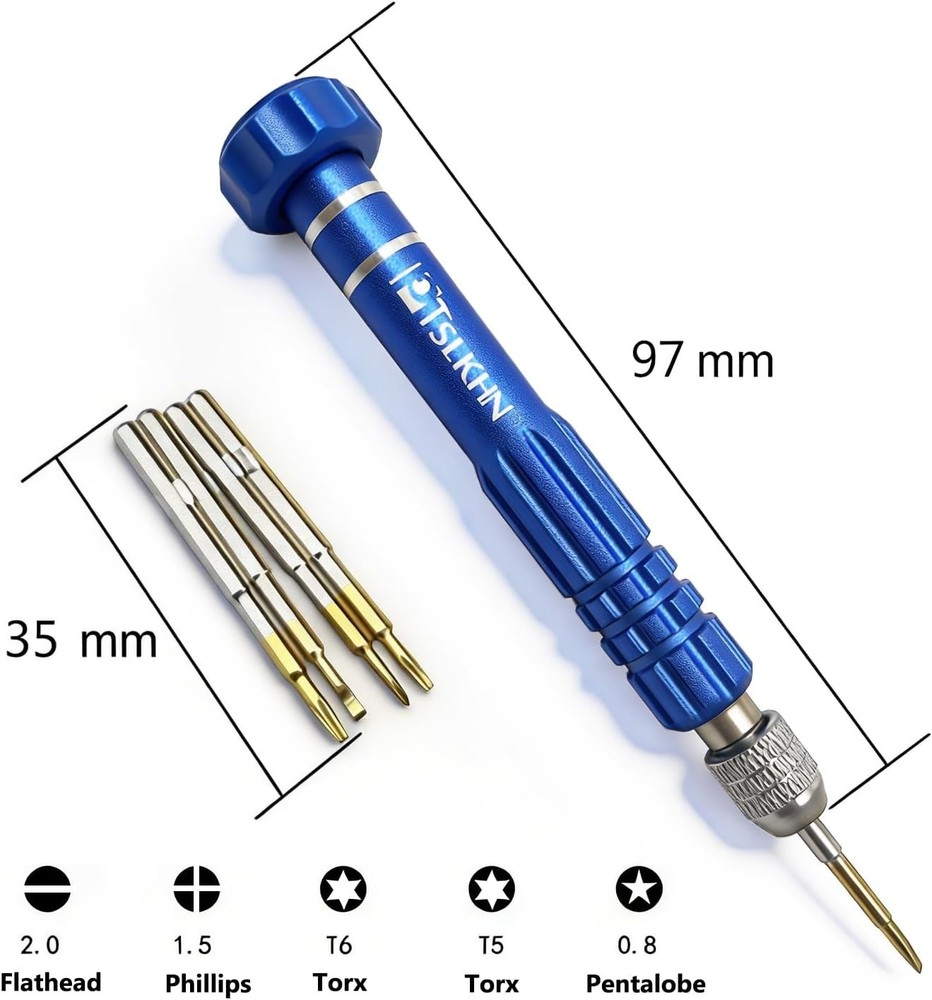 Versatile Mini Screwdriver Set - Lightweight & Sturdy for Eyewear & Electronics