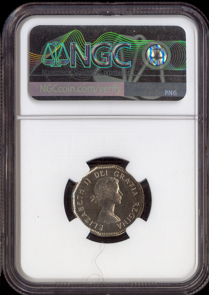 1962 Canada 5 Cents 5C NGC PL66 Quality