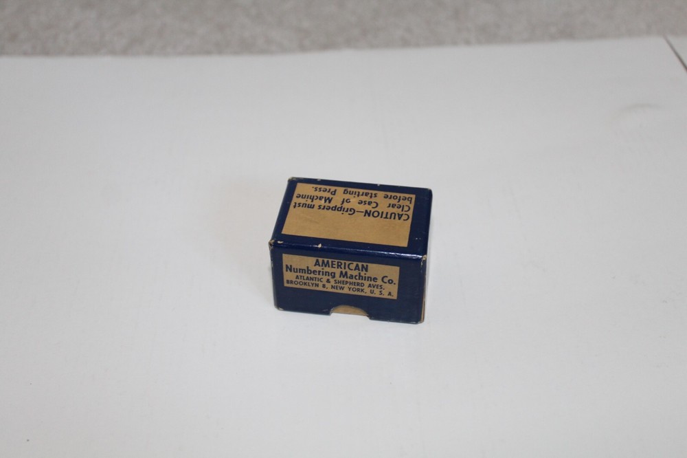 American Numbering Machine Blue Boy Model 6