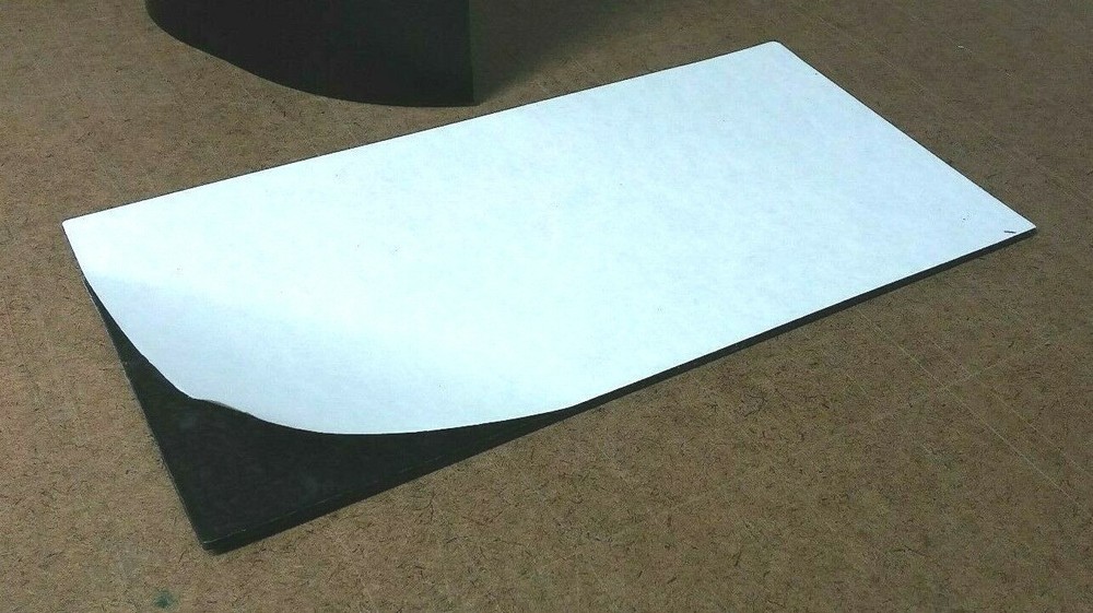 Neoprene Rubber Solid Sheet Peel-Back Adhesive 1/16"Thick x 12" x 12" Sq Ft