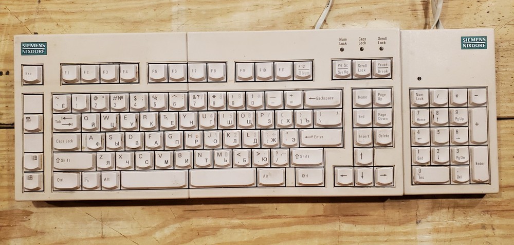 Siemens Nixdorf Unique Vintage computer keyboard, PS/2
