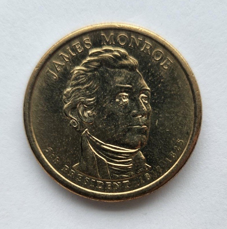 041: 2008-D James Monroe Presidential Dollar - Errors