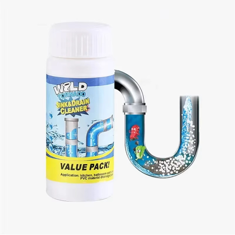 3X Wild Tornado Powerful Sink Drain Cleaner High Efficiency Clogging Cleaner