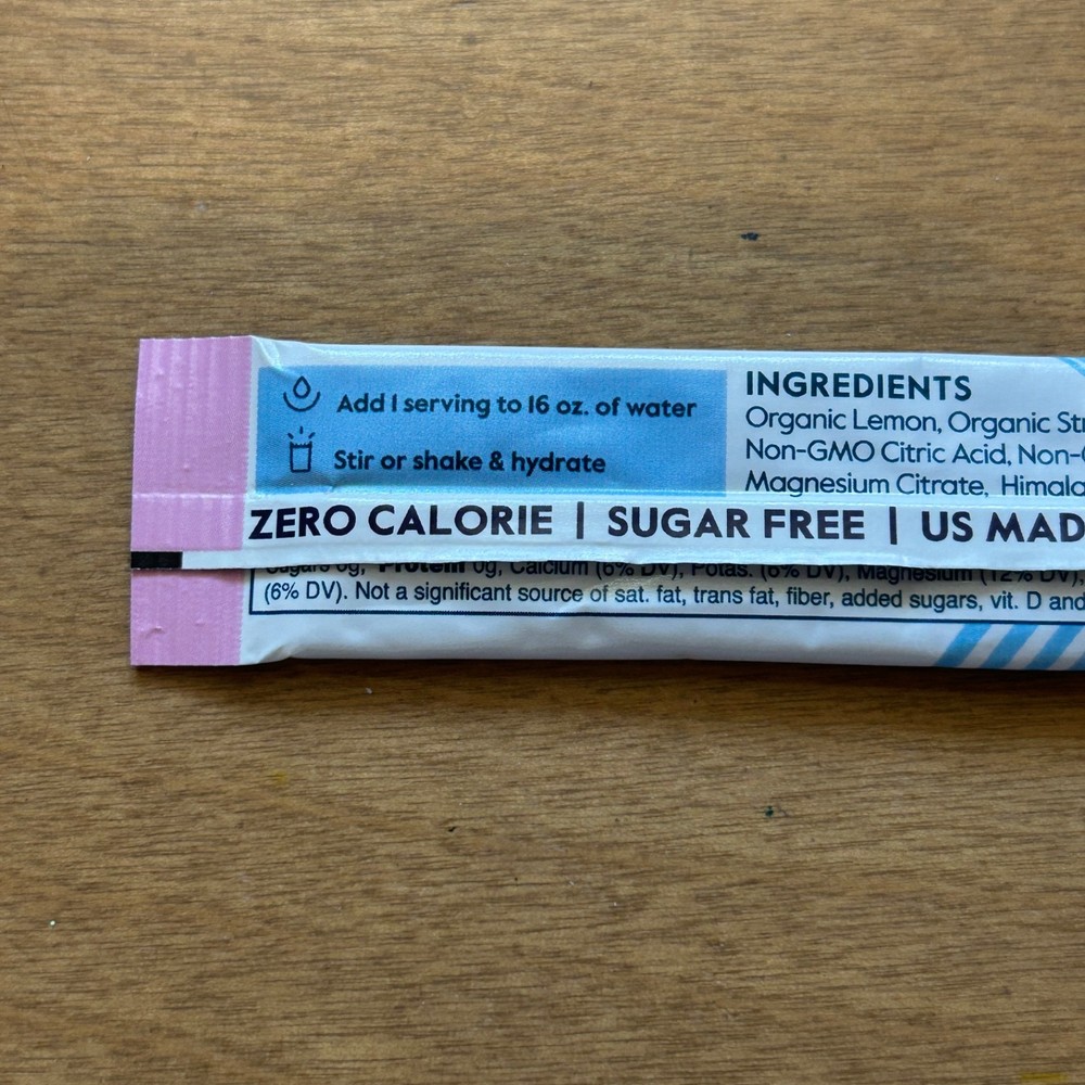 Nectar Hydration Essential Daily Hydration Strawberry Lemonade Flavor