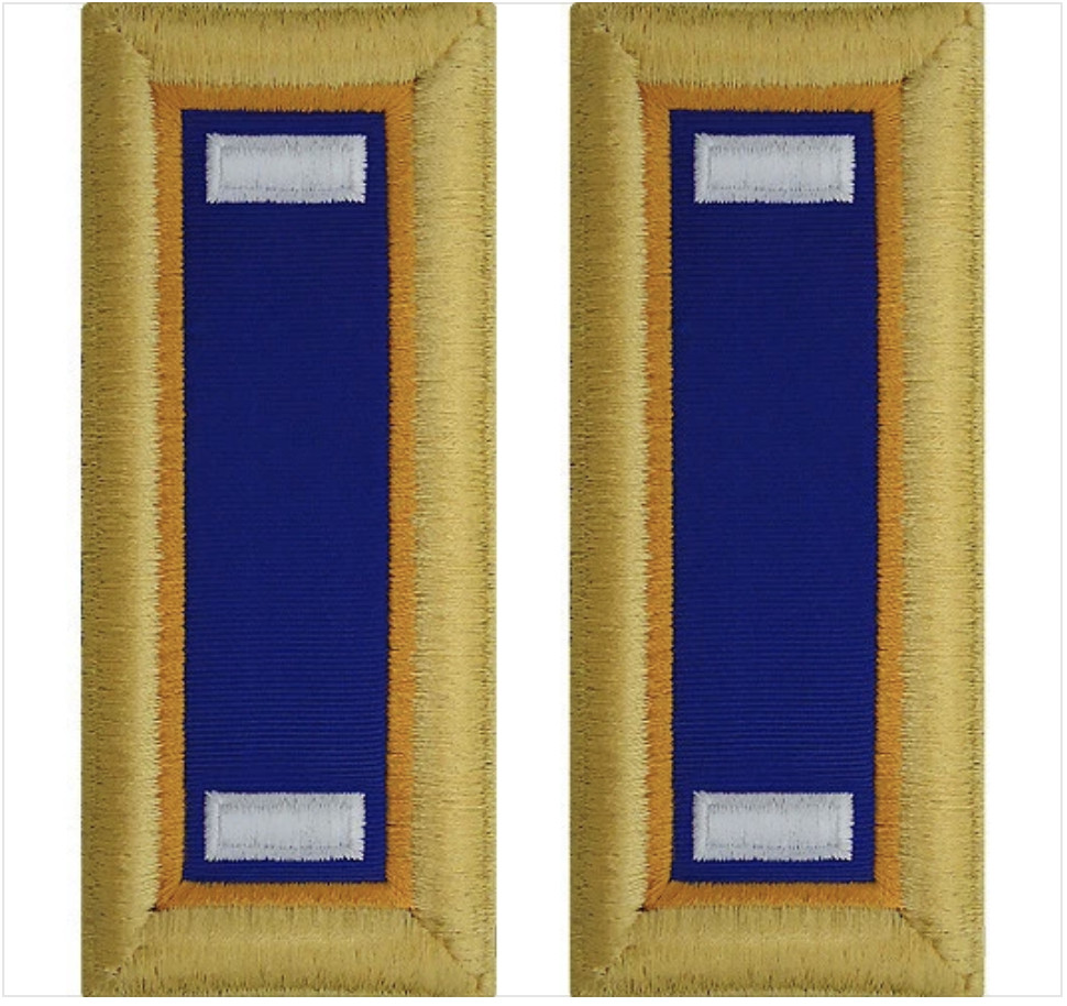 GENUINE U.S. ARMY SHOULDER STRAP: FIRST LIEUTENANT AVIATION