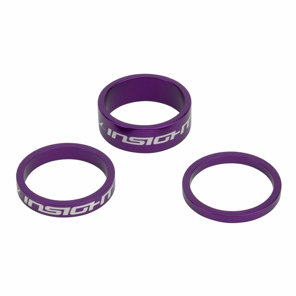 INSIGHT BMX HEADSET SPACERS 1" PURPLE