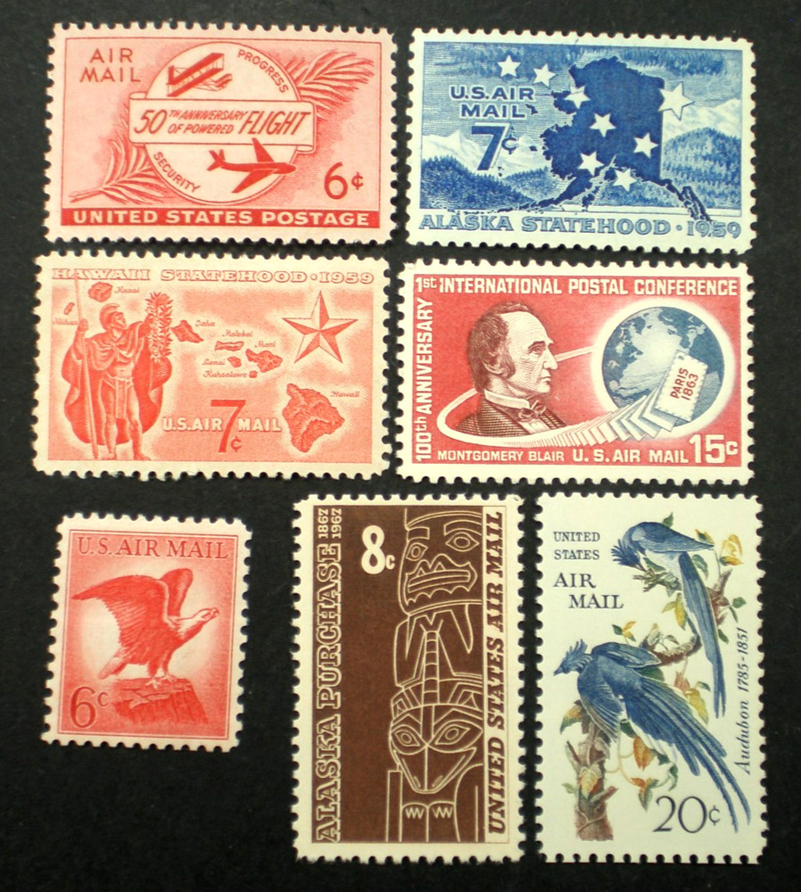 US Airmail Lot, MNH