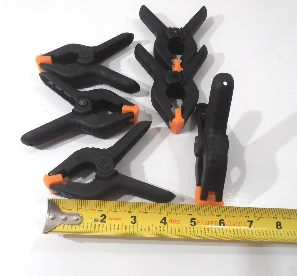 SPRING CLAMP  20 PC. 4" INCH PLASTIC SPRING CLAMP