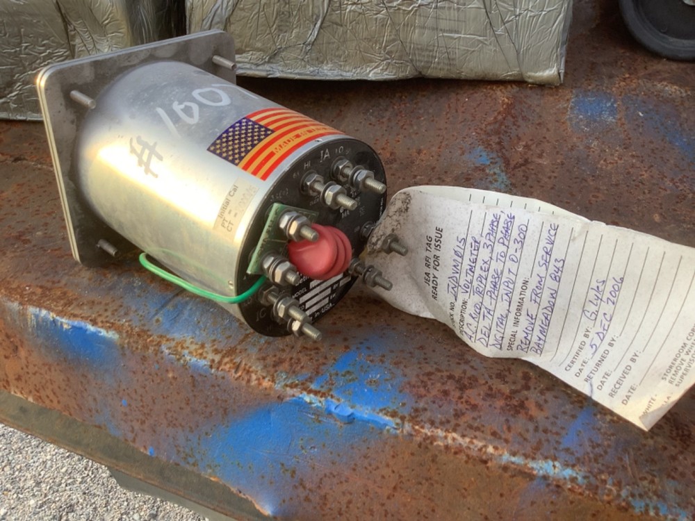 Bitronics Digital Power Meter amperes surplus part untested used