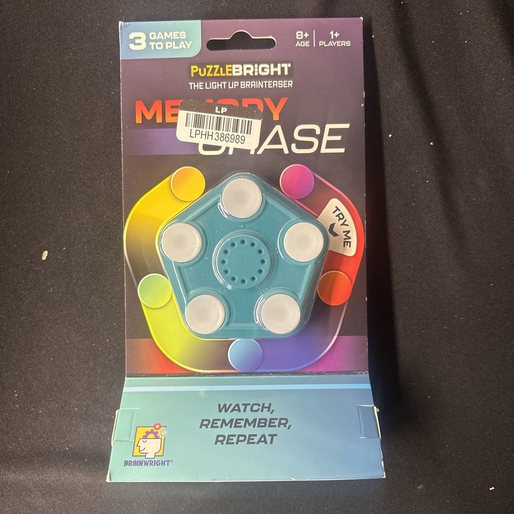 New Puzzle Bright Mini Memory Chase By Brainwright