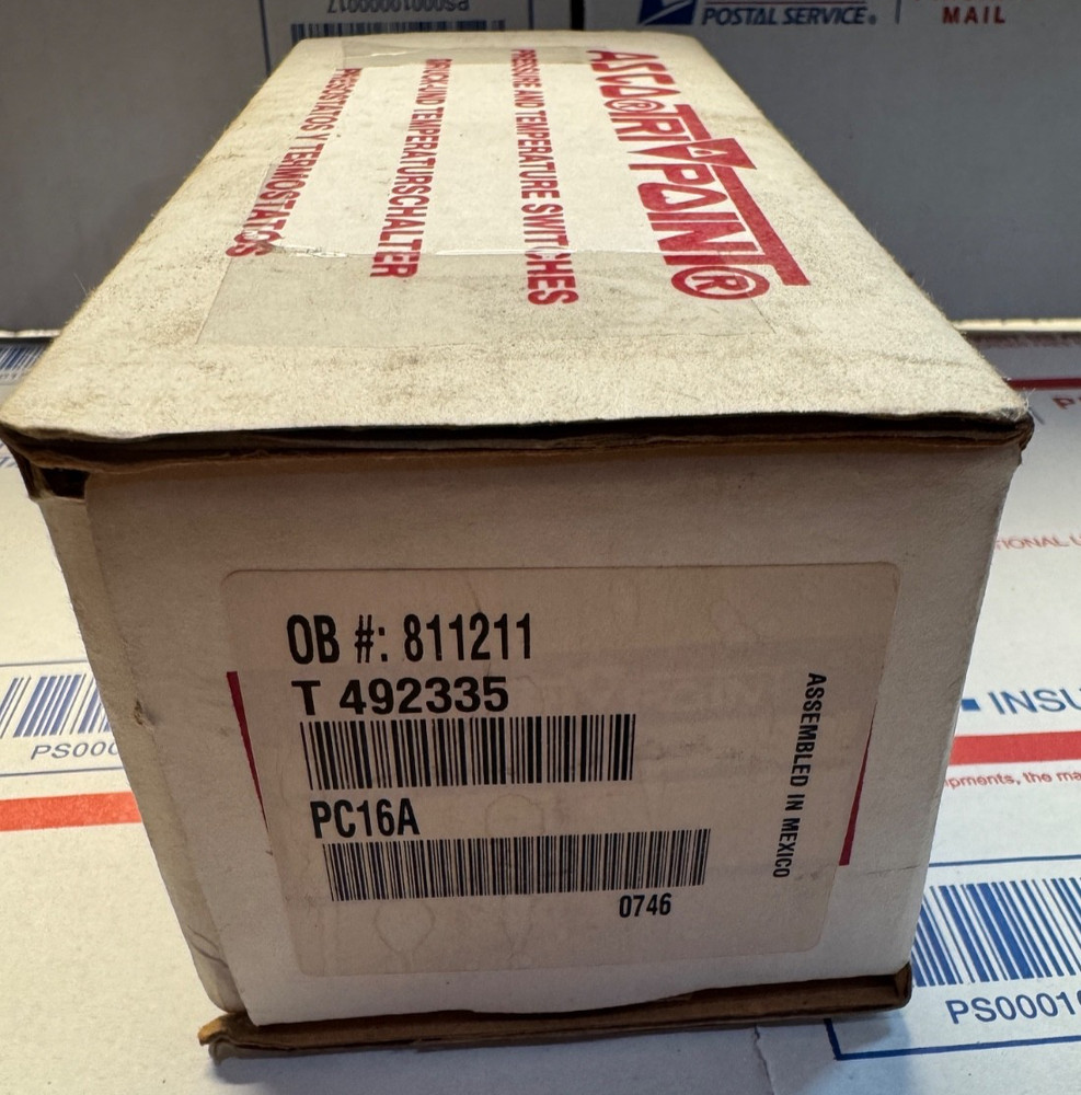 ASCO Pressure Switch - PC16A - New Open Box