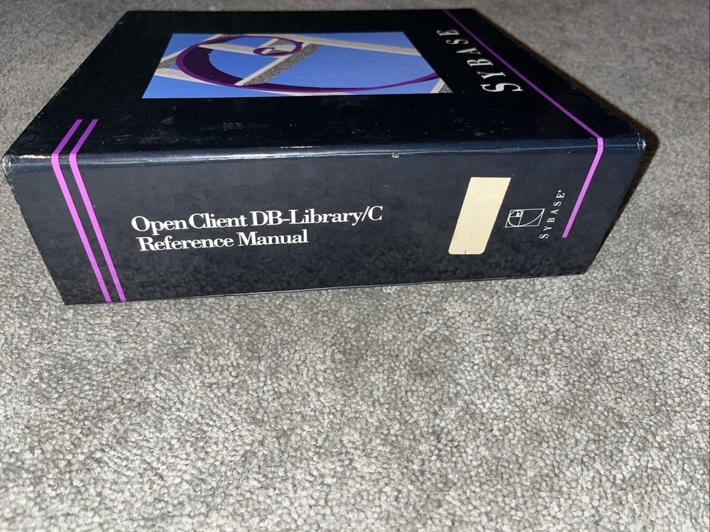 Sybase, Open Client DB-Library/C Reference Manual, Vintage 1992